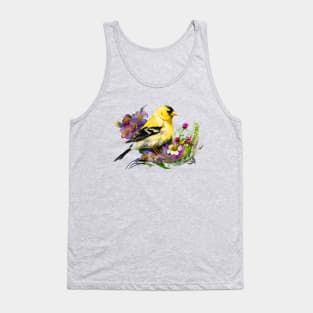 American Goldfinch Backyard Birds Tank Top